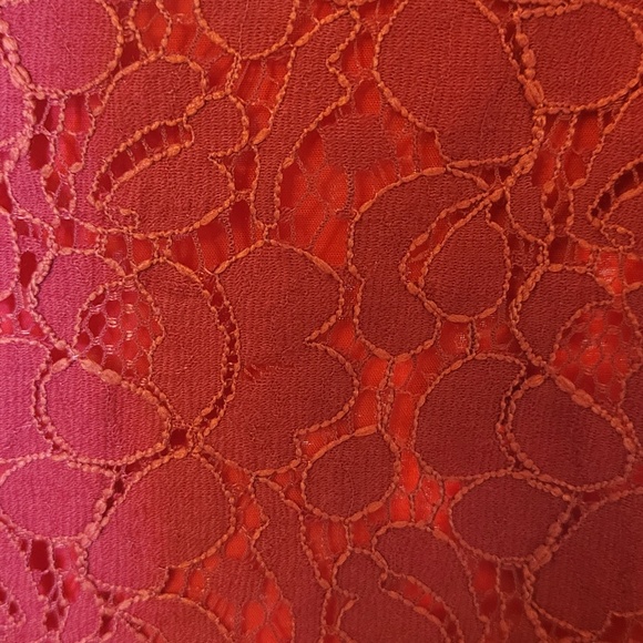 Talula Red Lace Mini Dress - Picture 4 of 5